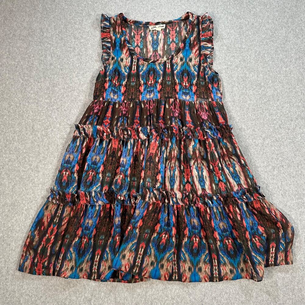 Lilis Closet Anthropologie Sibylline Mini Dress Women's X-Small Sheer Tiered